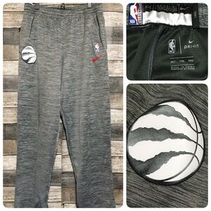 Nike Toronto Raptors NBA Pants Men’s XXLT Gray (Inseam 33) Drawstring